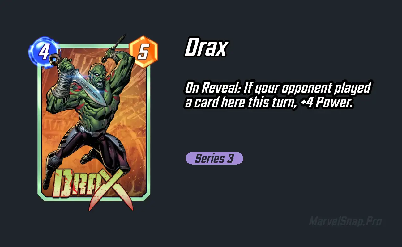 Drax - Marvel Snap 