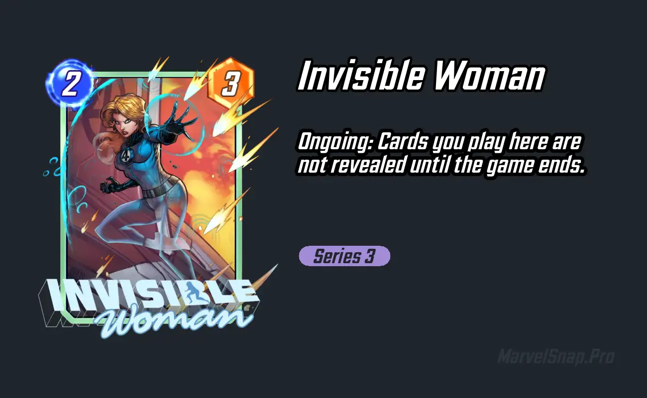 Invisible Woman Marvel Snap Card MarvelSnap.pro