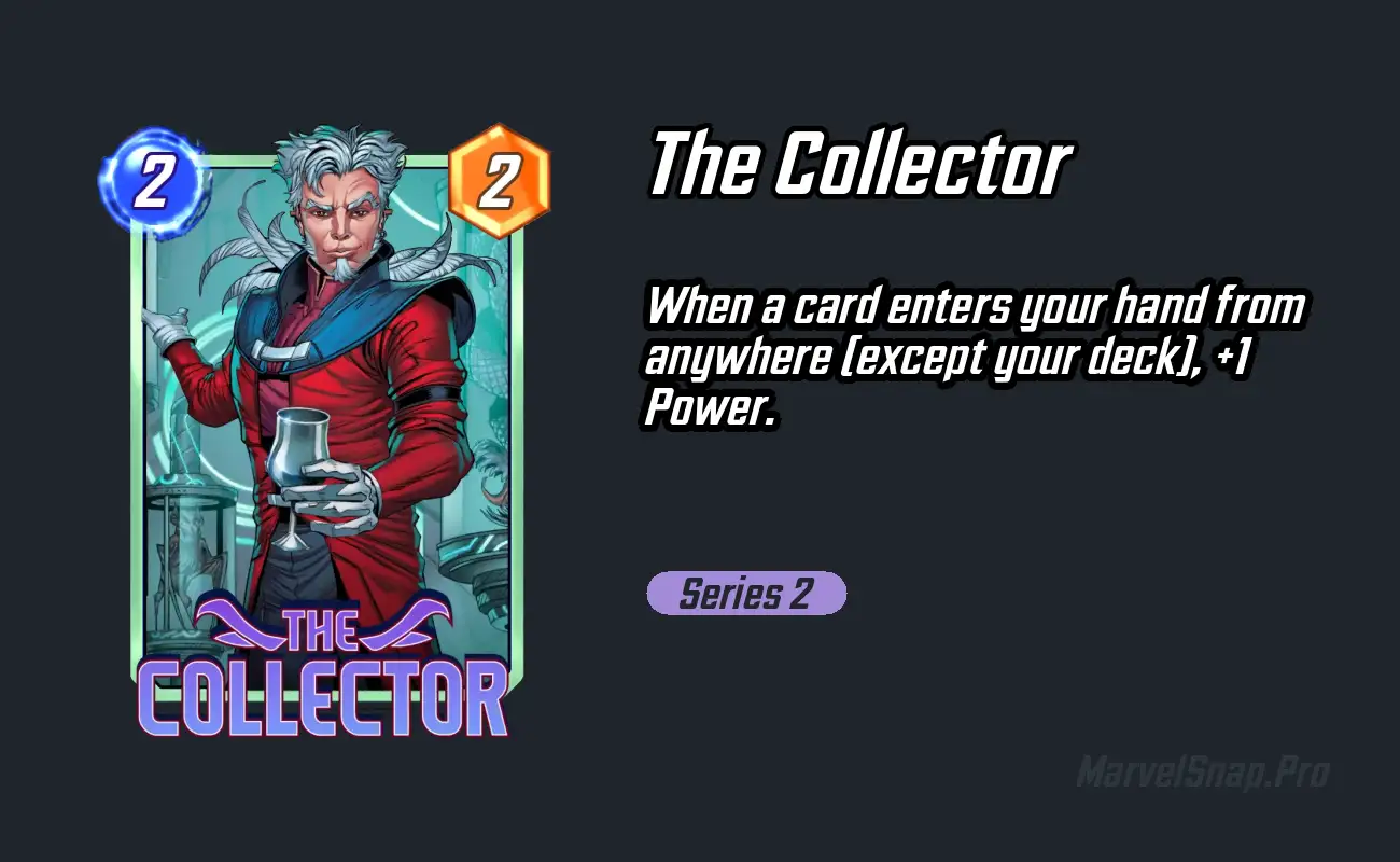 The Collector - Marvel Snap Cards