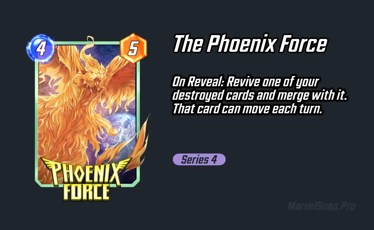 The Phoenix Force Marvel Snap Card | MarvelSnap.pro