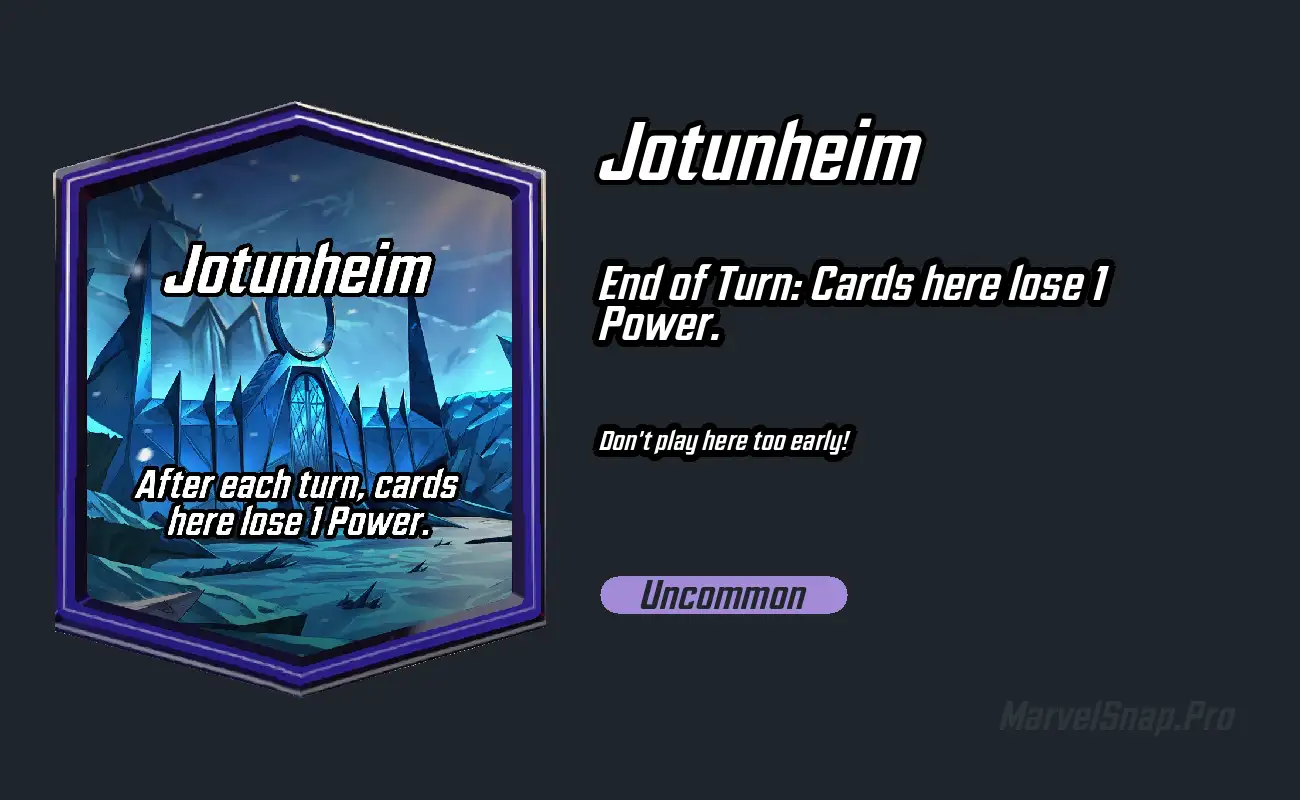 Jotunheim Marvel Snap Location MarvelSnap.pro